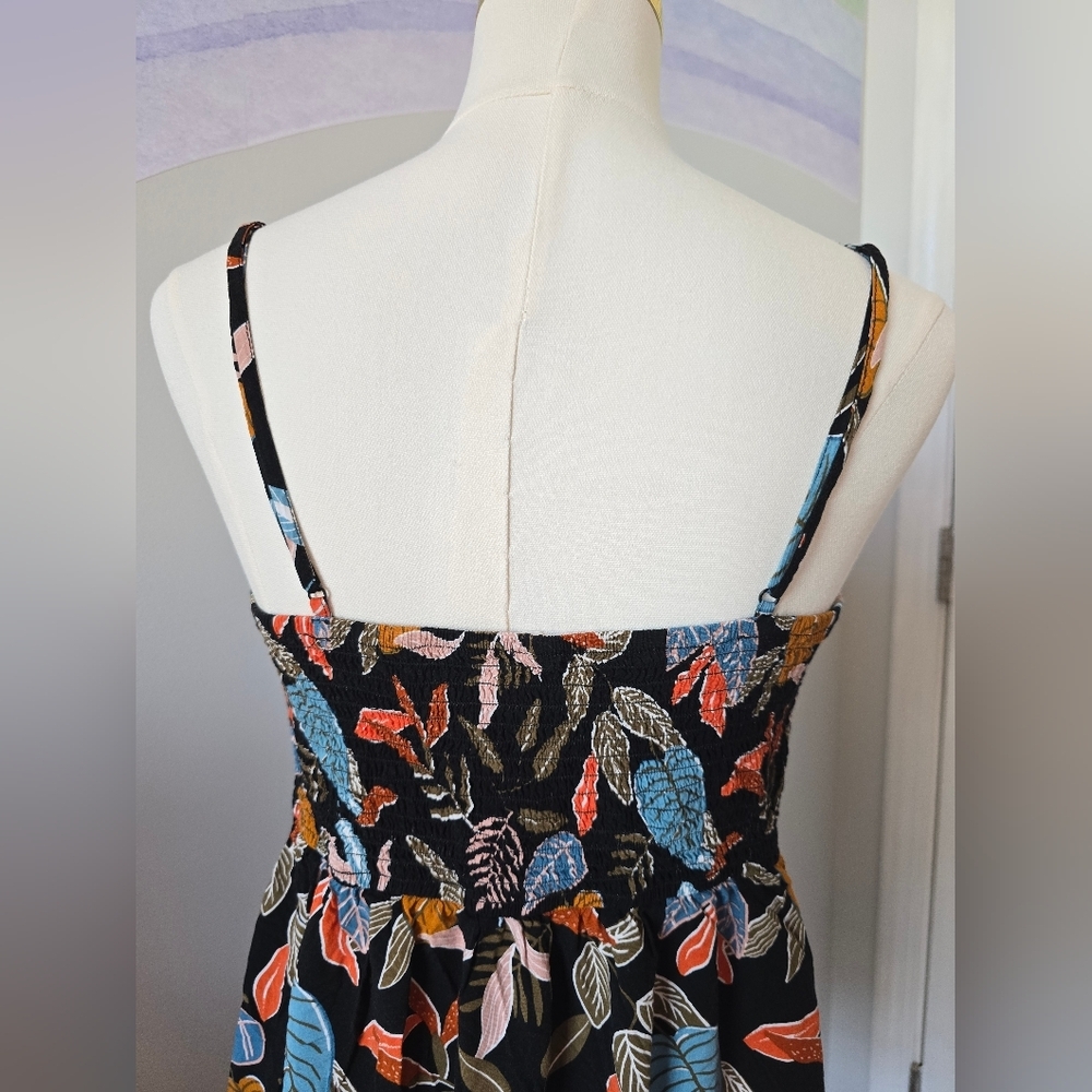 Garage | Button Front Mini Dress With Pockets | Size Lg - Picture 4 of 6